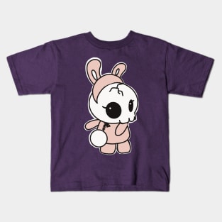 Cute skull bunny Kids T-Shirt